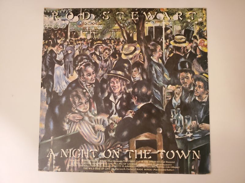 Rod Stewart A Night on the Town vinyl record